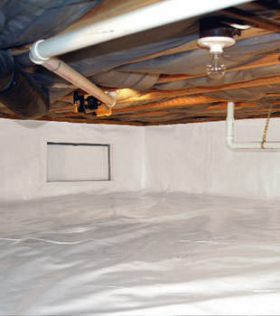 A complete crawl space repair system in Germantown