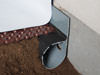 French Drain or Drain Tile system installed in a Tennessee, Mississippi and Arkansas crawl space