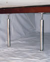 a crawl space repaired with crawl space jack posts and a crawl space liner for a home in Clarksdale