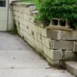 a collapsing retaining wall in Oxford