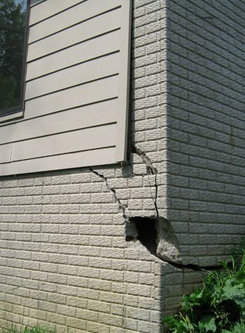 severe cracking of structural walls in Dyersburg