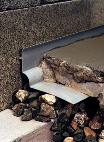 below foundation slab drain system for installing a French drain in Batesville