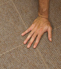 Carpeted Floor Tiles installed in Oxford, Tennessee, Mississippi and Arkansas