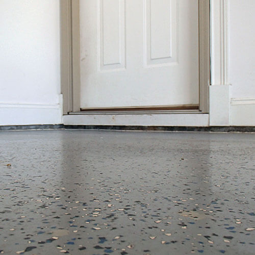 Uneven concrete garage floor