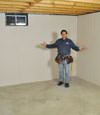 Southaven basement insulation covered by EverLast™ wall paneling, with SilverGlo™ insulation underneath